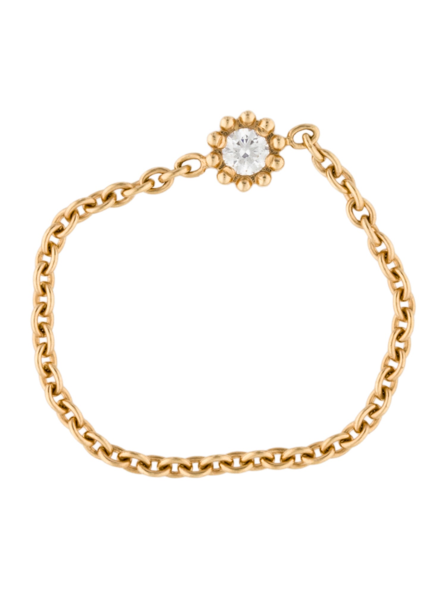 Christian Dior 18K Diamond Mimirose Ring